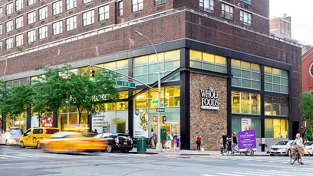 Le magasin Whole Foods Market d’Upper East Side à Manhattan, New York